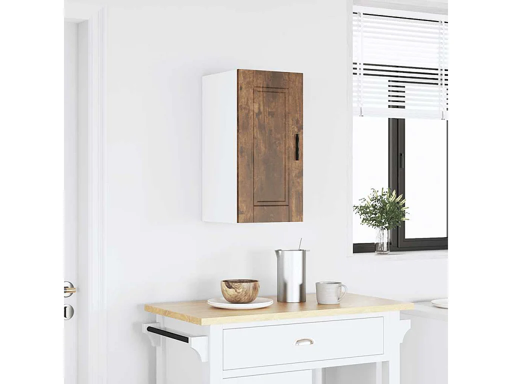 Armoire murale de cuisine Porto chêne fumé bois d'ingénierie