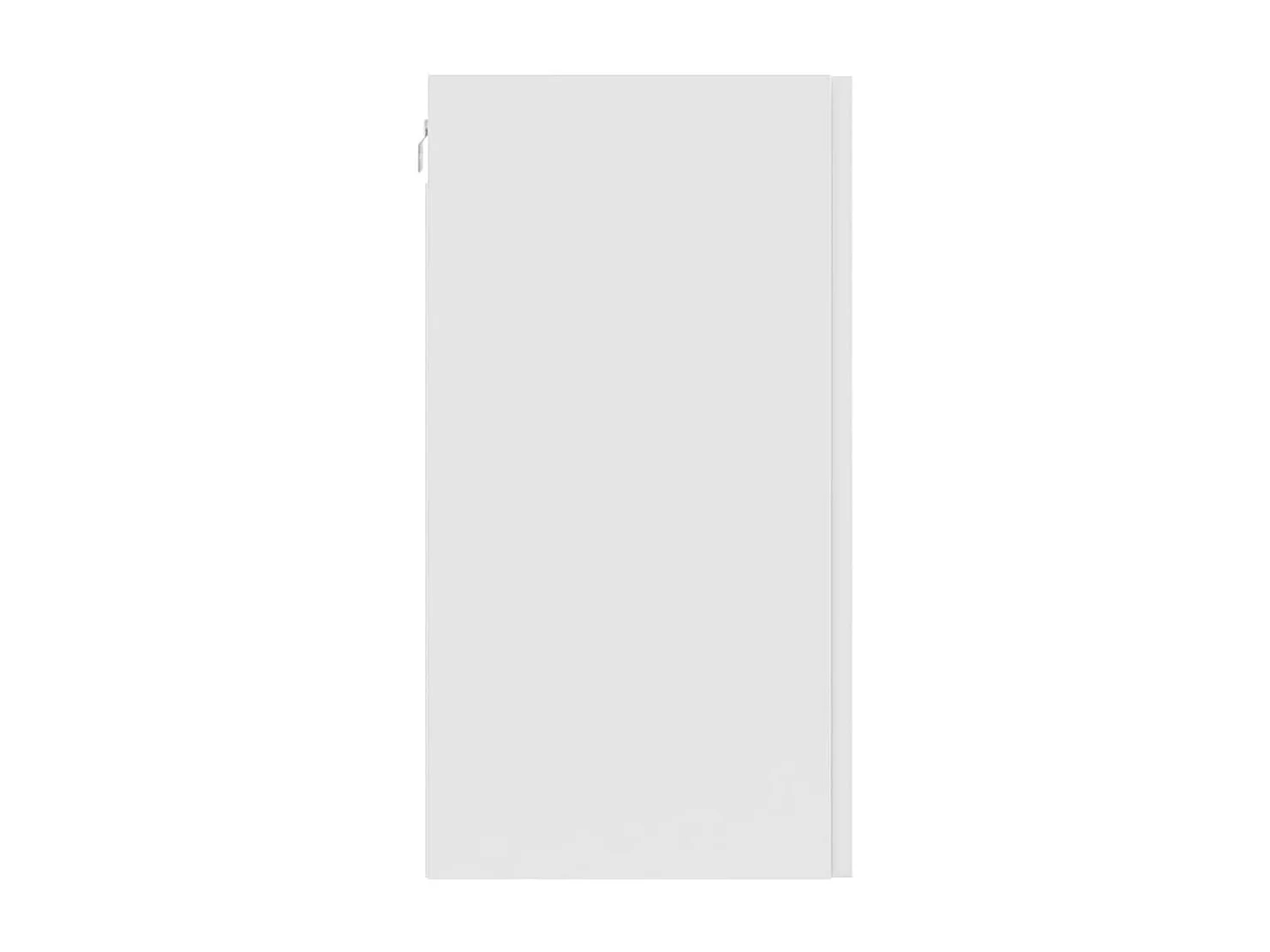 Armoire murale de cuisine Porto blanc brillant bois ingénierie