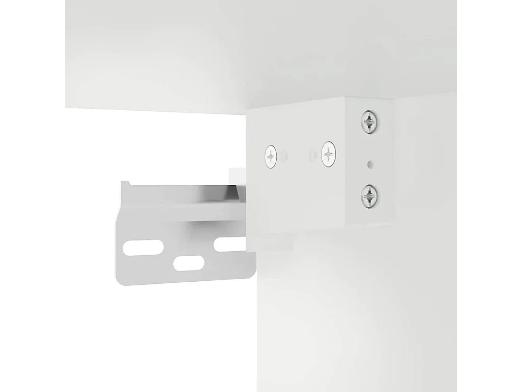 Kalmar weißer Küchenwandschrank aus Holzwerkstoff