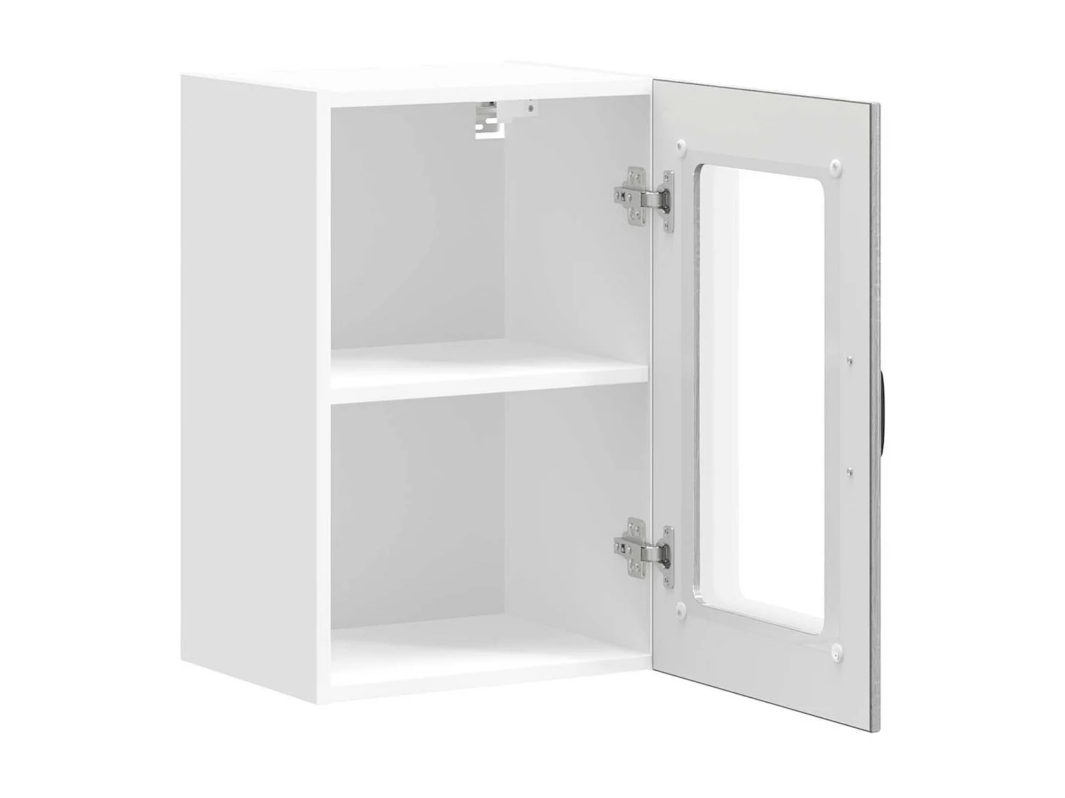 Mobiletto da cucina Lucca Sonoma Grey con anta in vetro