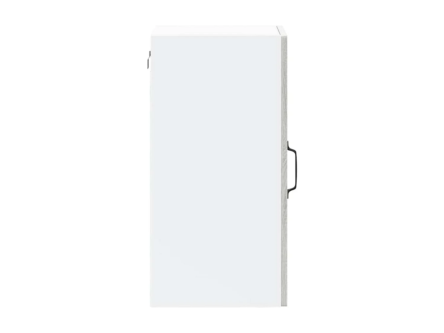 Armoire murale de cuisine avec porte en verre Lucca sonoma gris