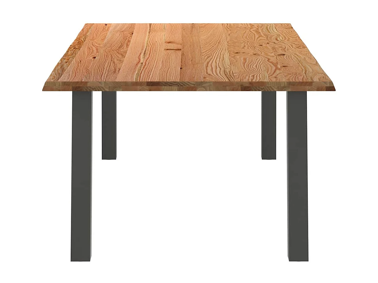 Table à manger et bord naturel bois massif chêne rectangulaire