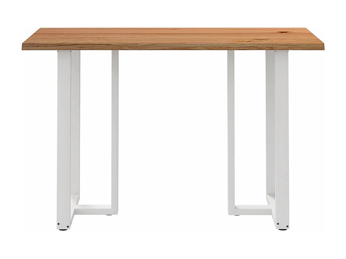 Table de bar et bord vivant bois de chêne massif rectangulaire