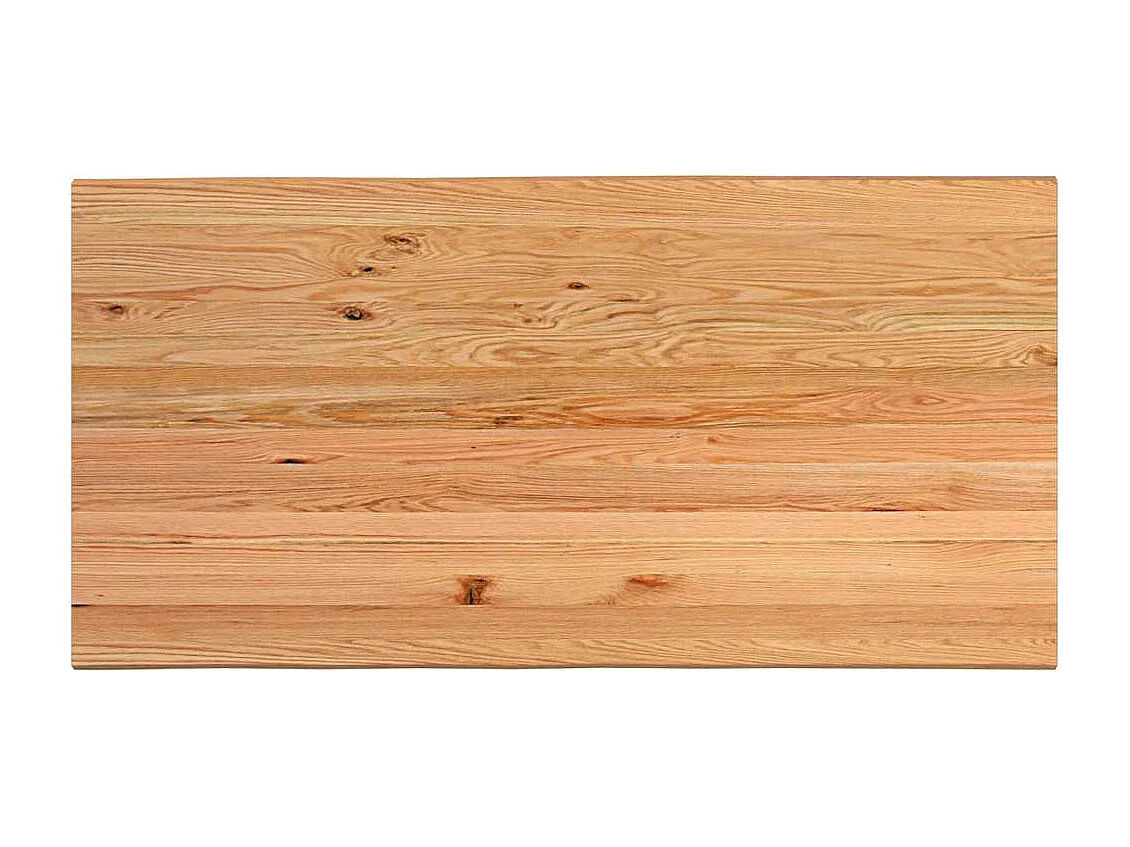 Table à manger et bord naturel bois massif chêne rectangulaire