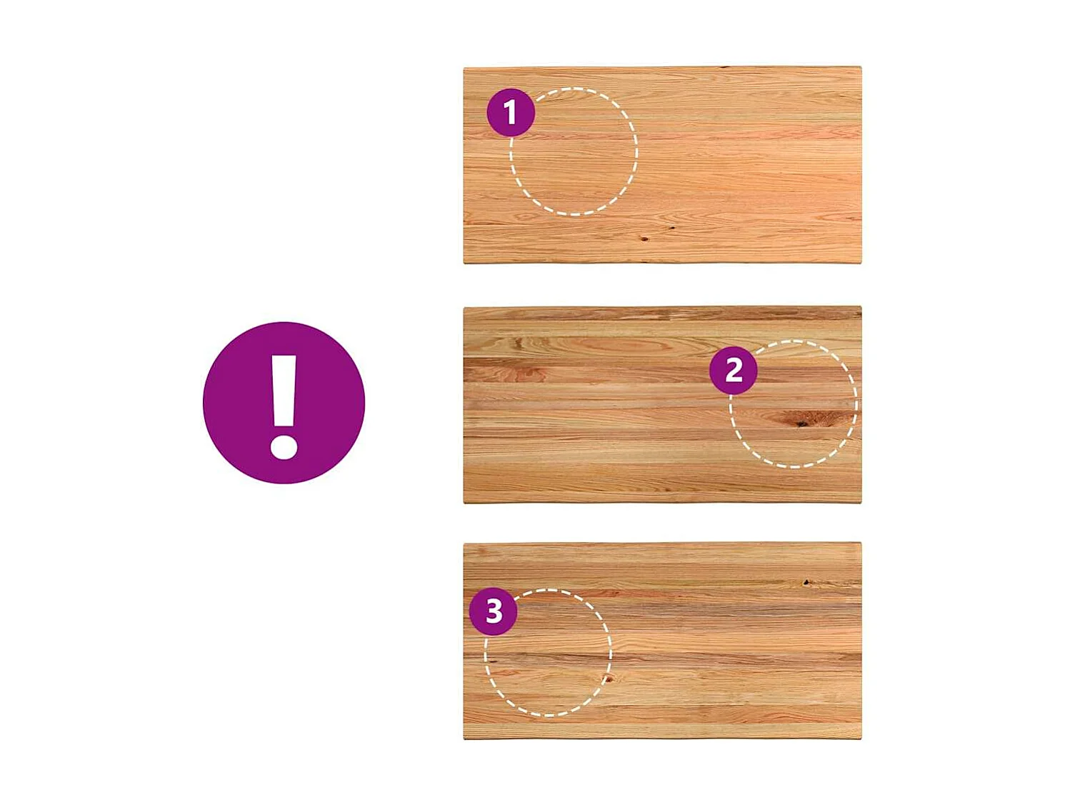 Mesa de jantar madeira maciça carvalho natural retangular