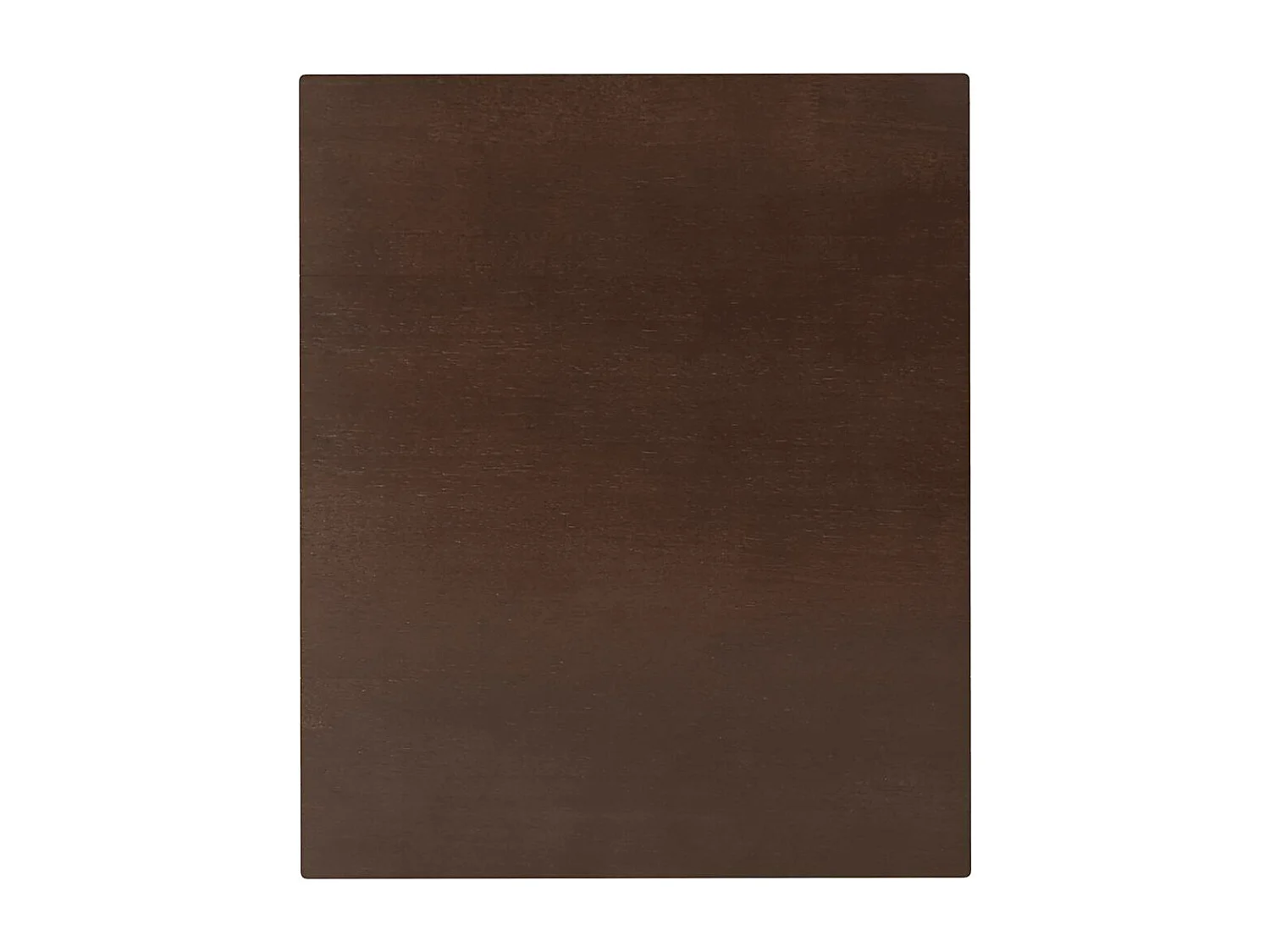 Tavolo da pranzo in legno massello marrone e gomma