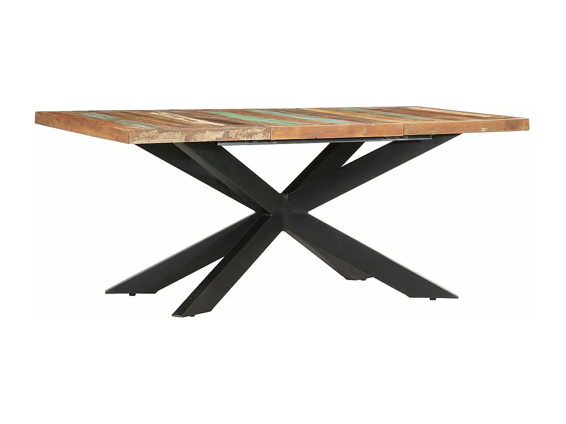 Tavolo da pranzo 180x90x76cm Legno massello di recupero
