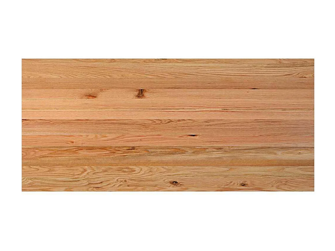 Mesa de jantar marrom claro madeira maciça carvalho retangular