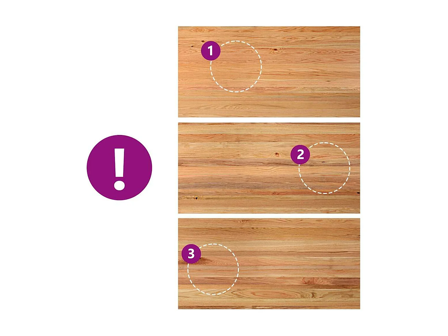 Table à manger marron clair bois de chêne massif rectangulaire