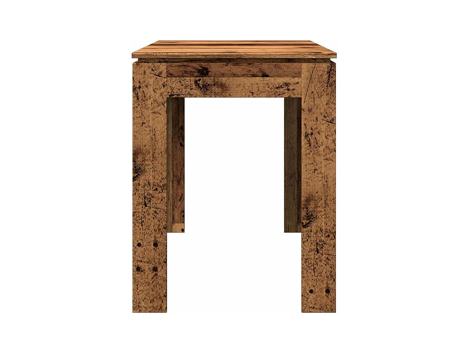 Tavolo da pranzo in legno vecchio 120x60x76 cm in legno ingegnerizzato