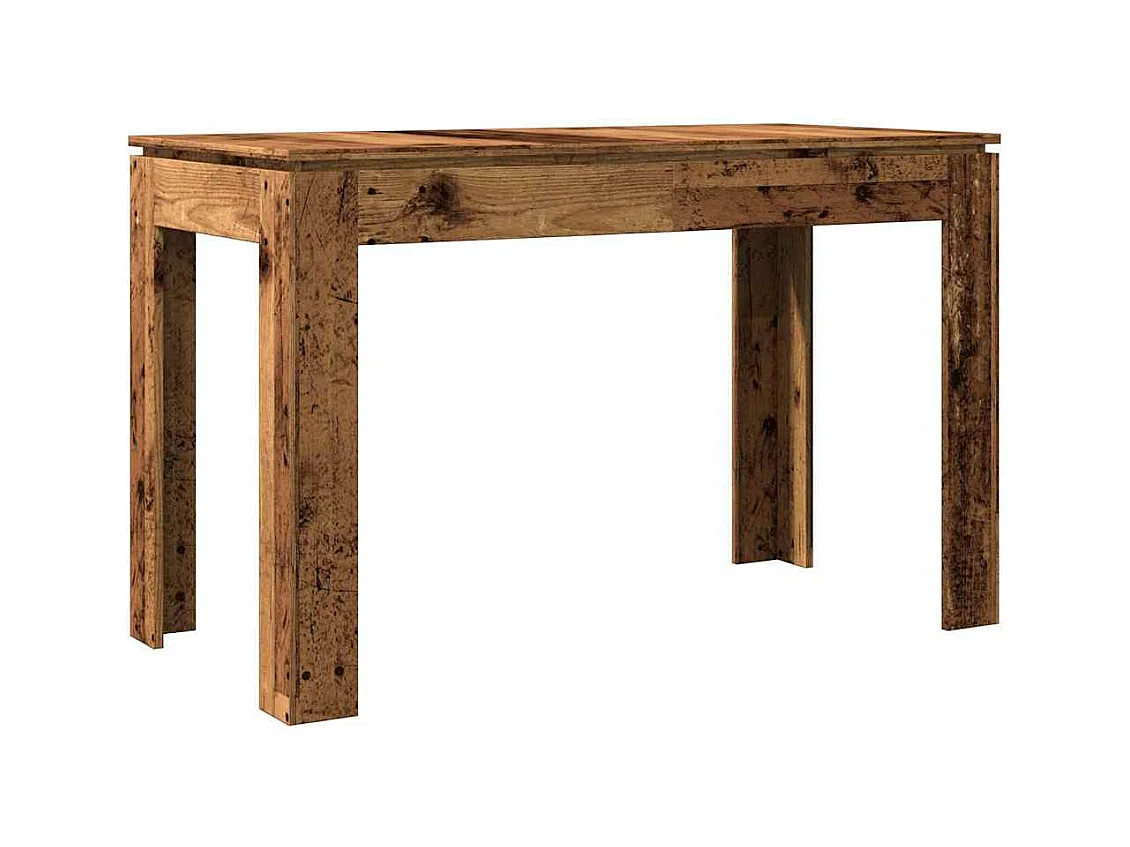 Tavolo da pranzo in legno vecchio 120x60x76 cm in legno ingegnerizzato