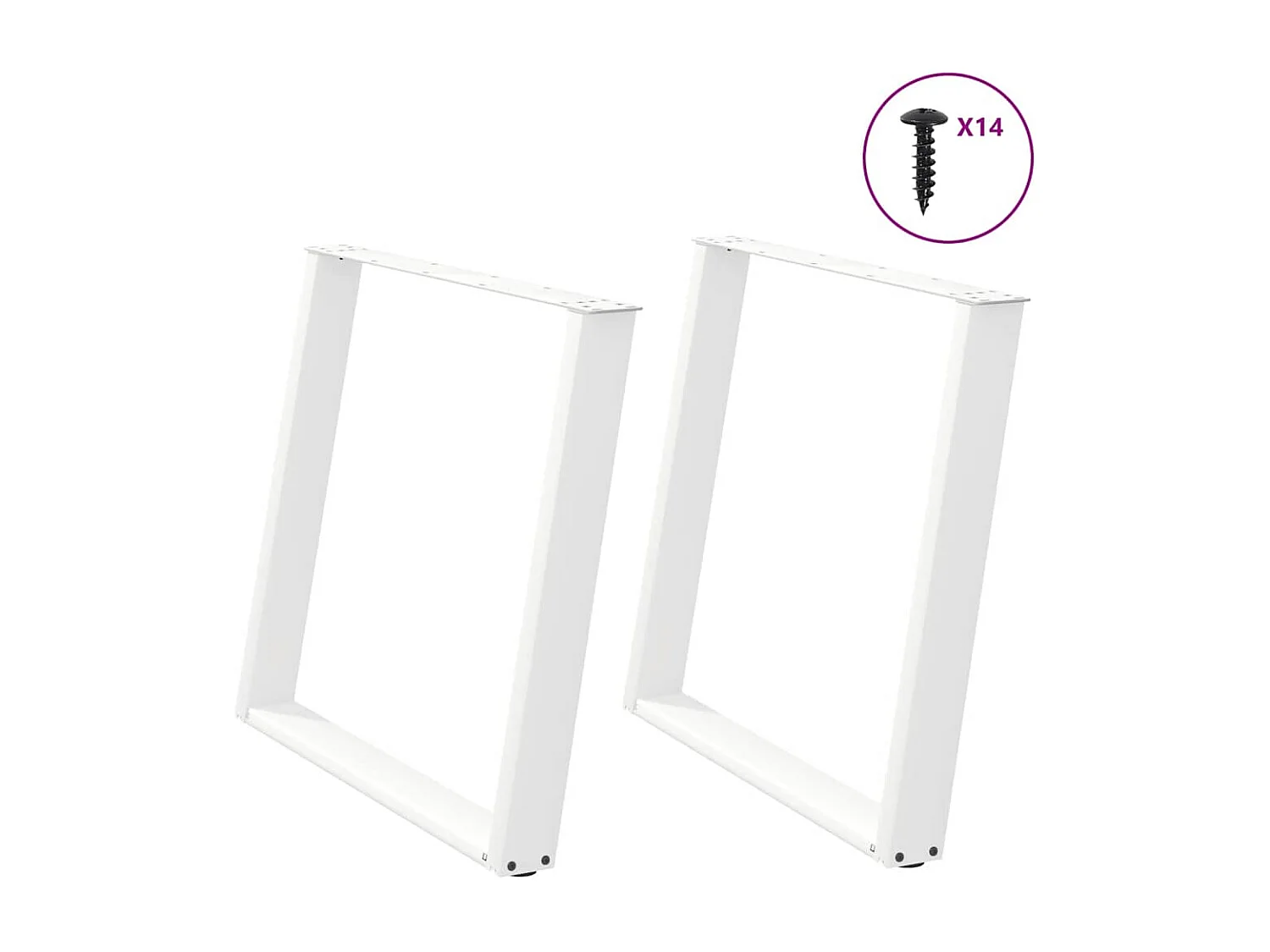 Table à manger marron clair bois de chêne massif rectangulaire