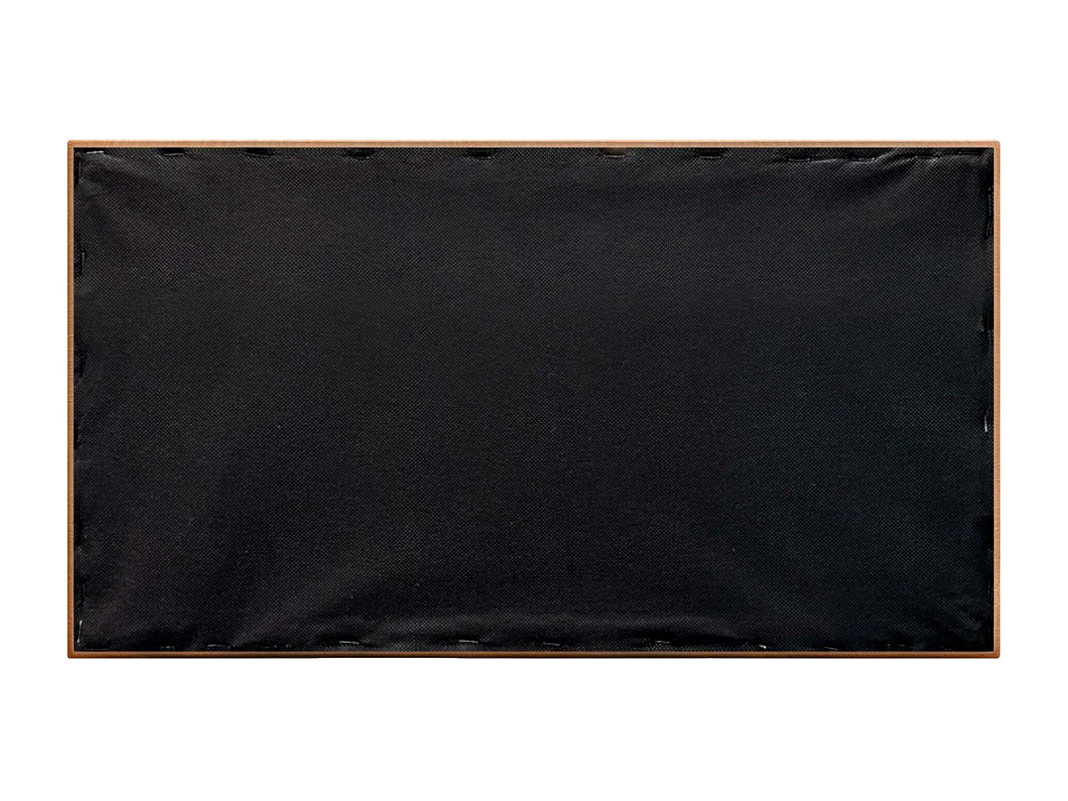 DHOME Ensemble de 6 Panneaux muraux en lin autocollants, absorption acoustique, protection contre les chocs et Têtes de Lit (Orange, 60x50cm, x6)