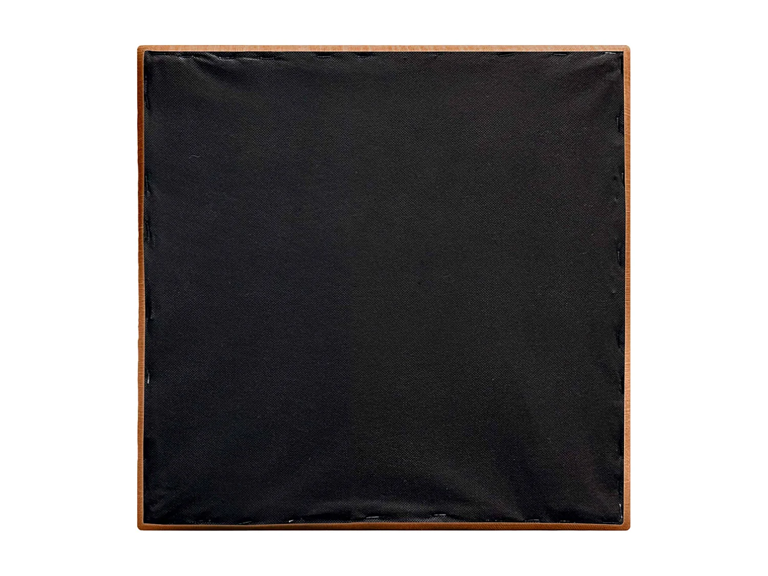 DHOME Ensemble de 1 Panneau mural en lin autocollant, absorption acoustique, protection contre les chocs et têtes de lit (Orange, 50x50cm, x1)