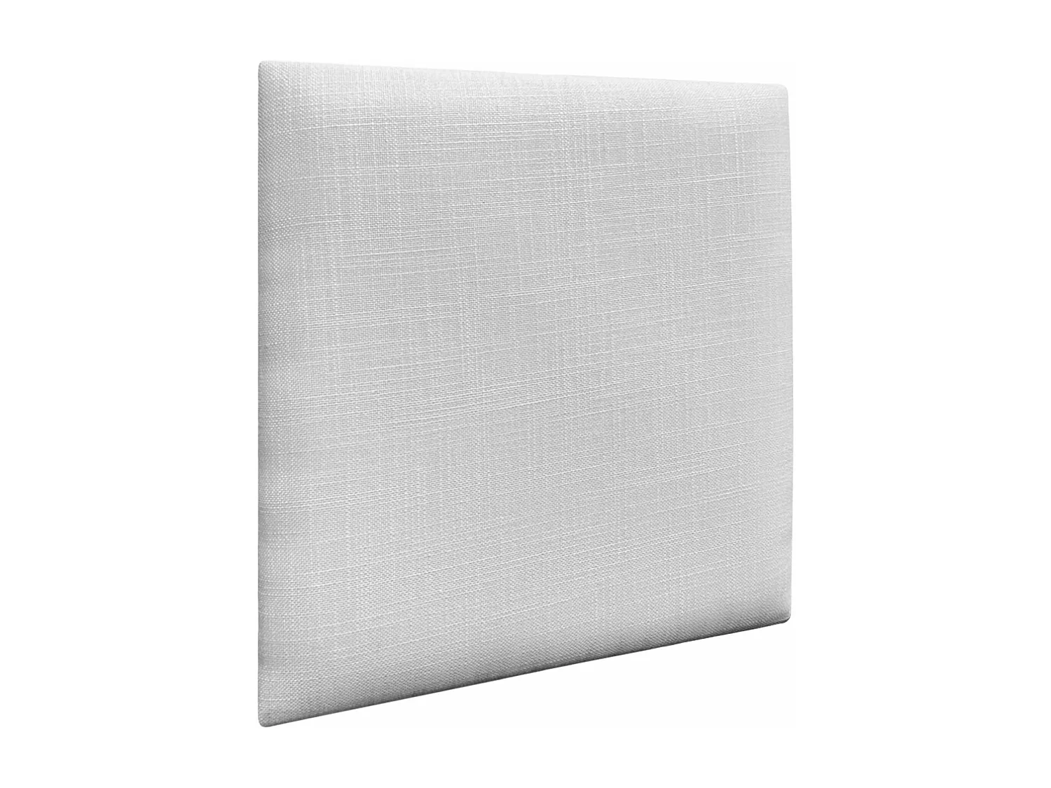 DHOME Ensemble de 1 Panneau mural en lin autocollant, absorption acoustique, protection contre les chocs et têtes de lit (Blanc, 50x50cm, x1)