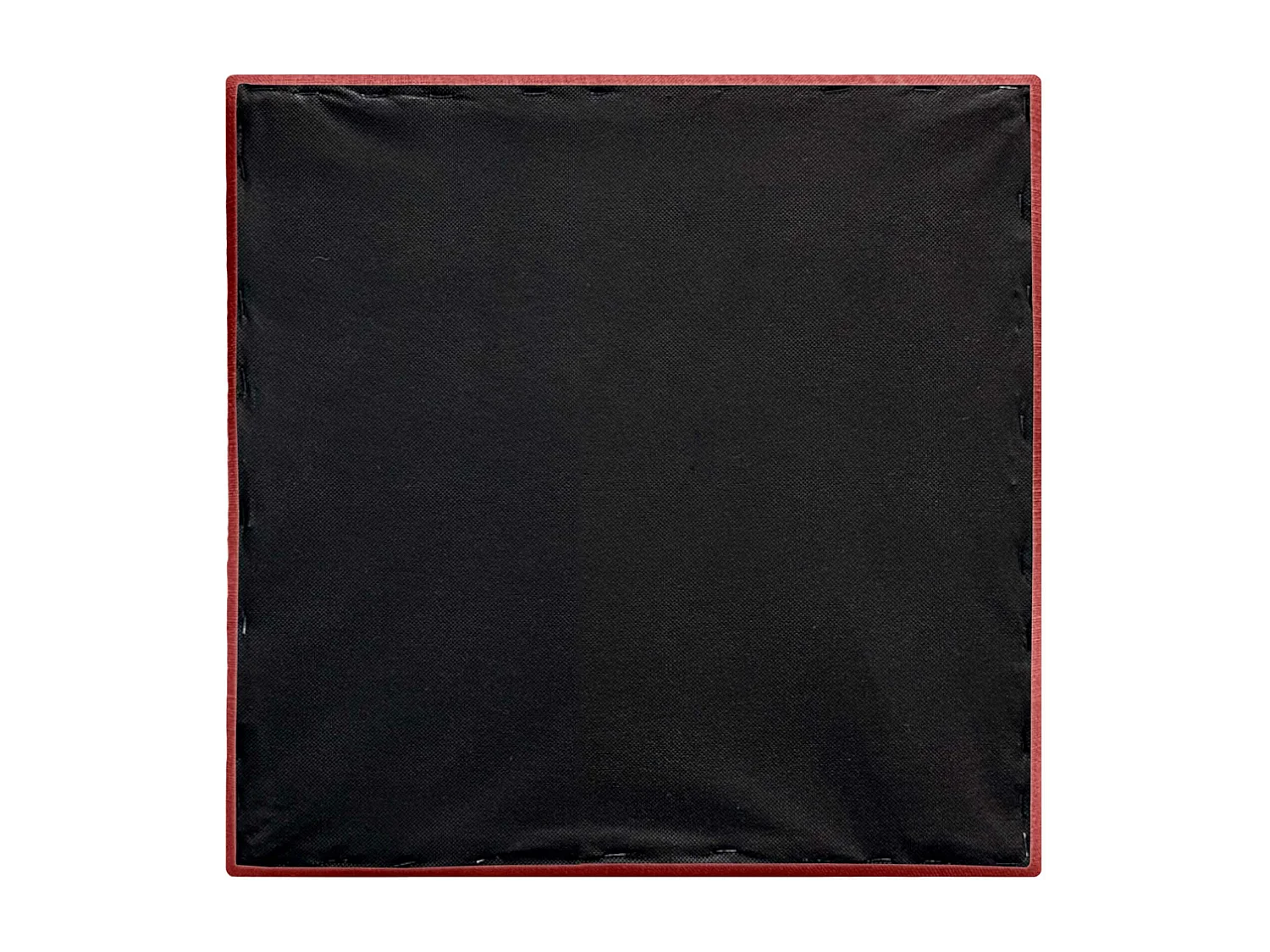 DHOME Ensemble de 8 Panneaux muraux en lin autocollants, absorption acoustique, protection contre les chocs et Têtes de Lit (Rouge, 60x60cm, x8)
