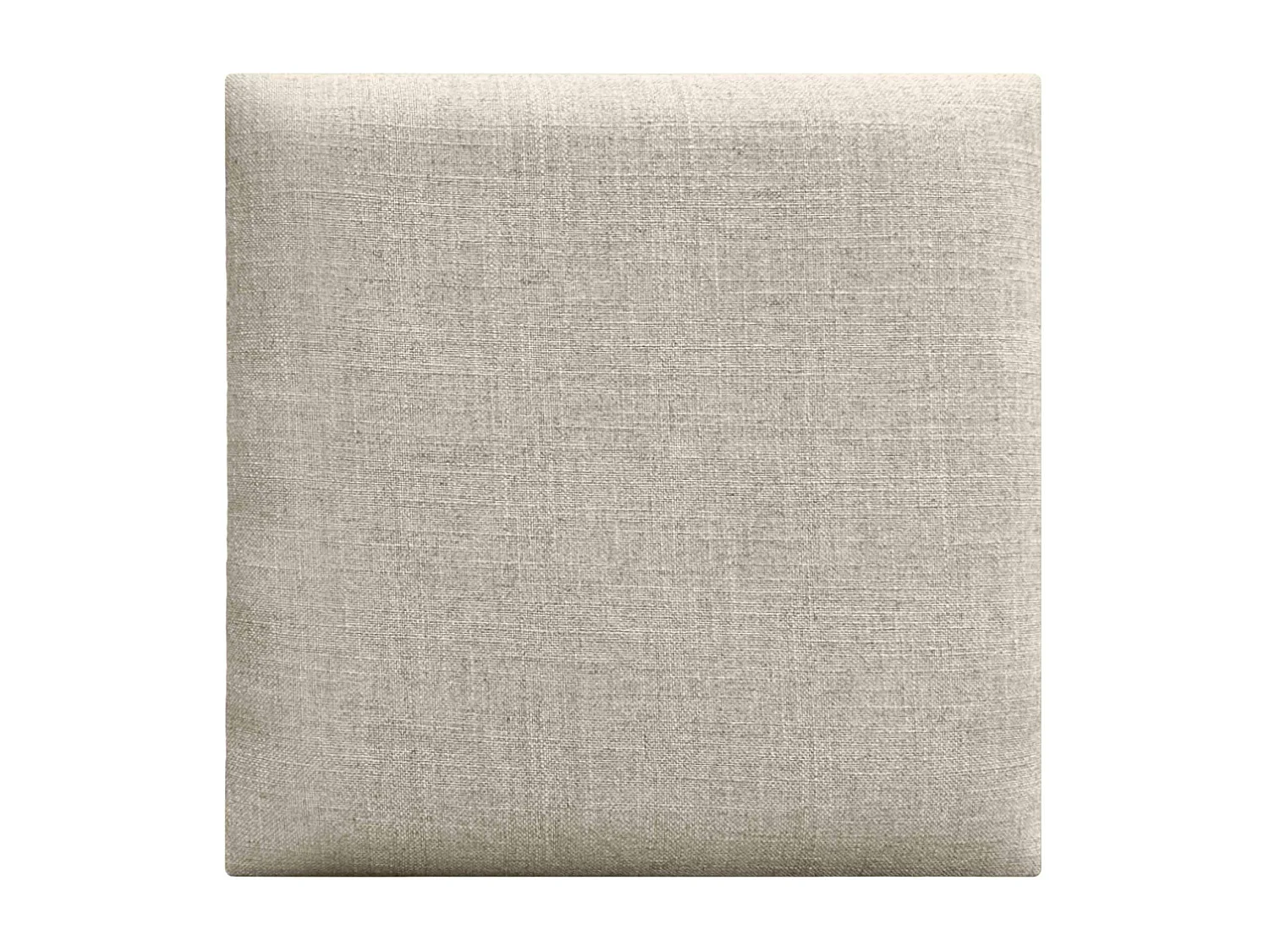 DHOME Juego de 6 Paneles Tapizados de Lino Pack Autoadhesivos para Pared Acústicos Absorbentes Protección Impactos Cabeceros (Beige, 60x60cm, x6)