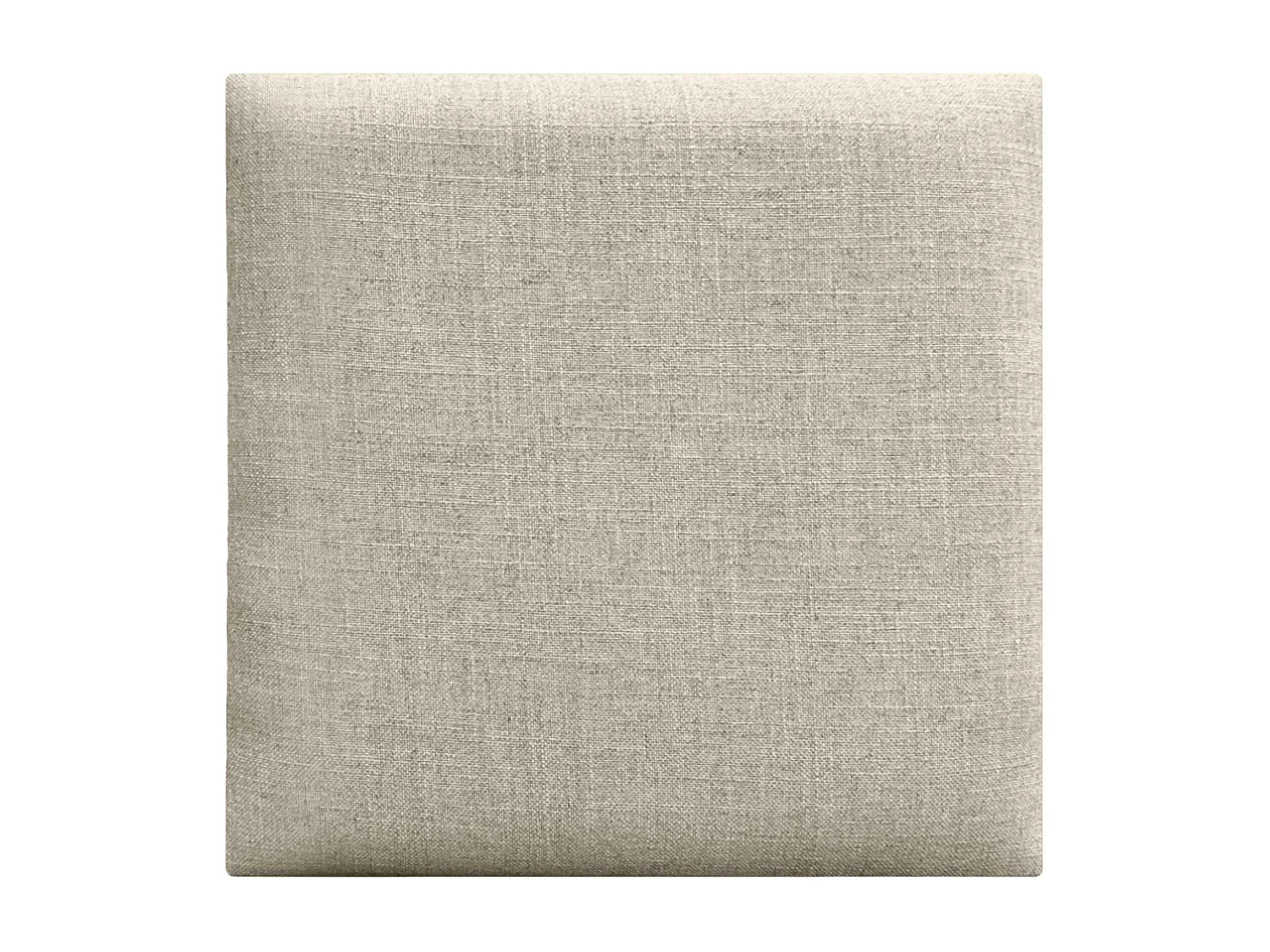 DHOME Ensemble de 8 Panneaux muraux en lin autocollants, absorption acoustique, protection contre les chocs et Têtes de Lit (Beige, 60x60cm, x8)