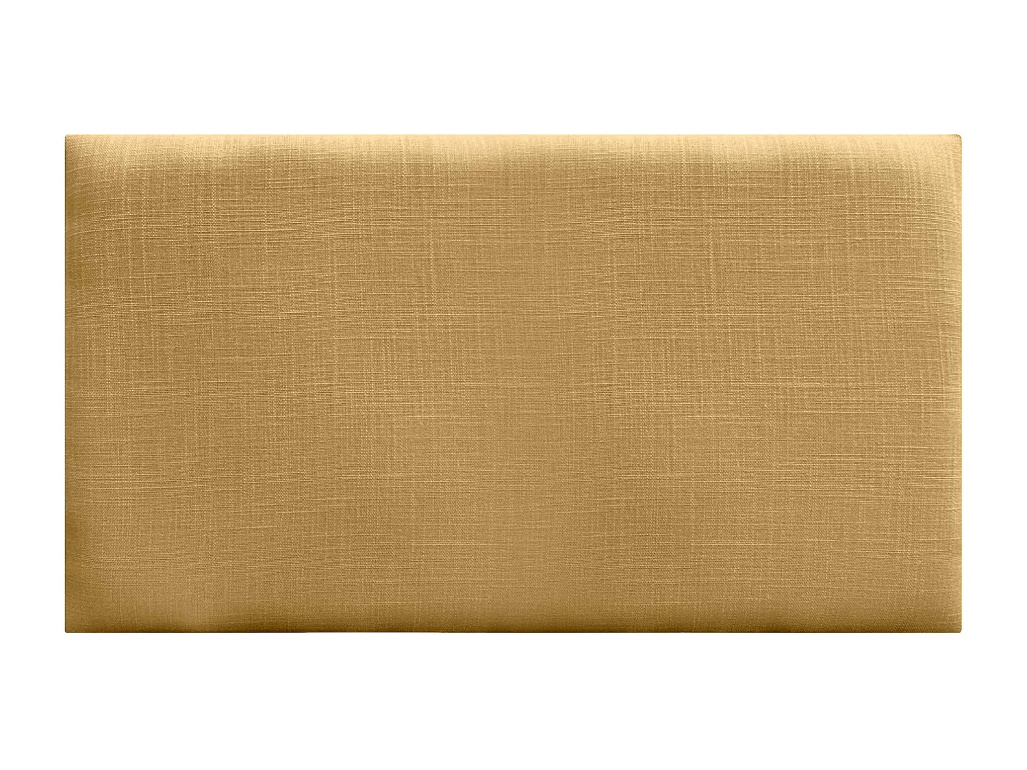 DHOME Ensemble de 1 Panneau mural en lin autocollant, absorption acoustique, protection contre les chocs et têtes de lit (Moutarde, 60x50cm, x1)