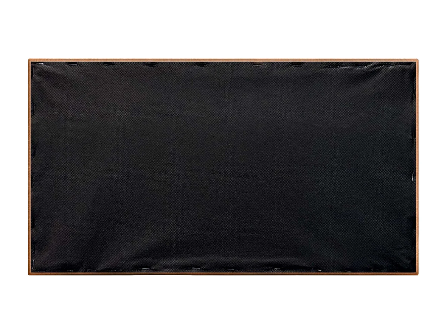 DHOME Set aus 1 mit Leinen gepolsterten selbstklebenden Paneel für Wände - Schallabsorbierend, Stoßschutz, Kopfteil-Dekoration (Naranja, 50x30cm, x1)