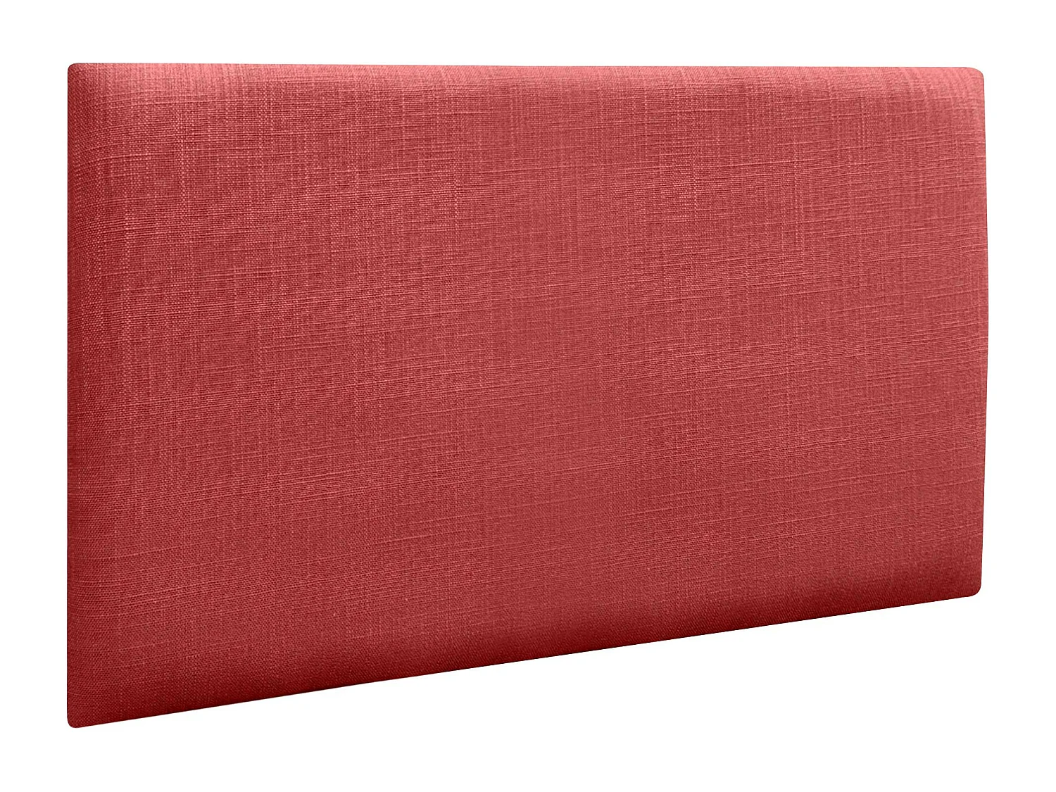 DHOME Ensemble de 6 Panneaux muraux en lin autocollants, absorption acoustique, protection contre les chocs et Têtes de Lit (Rouge, 60x40cm, x6)
