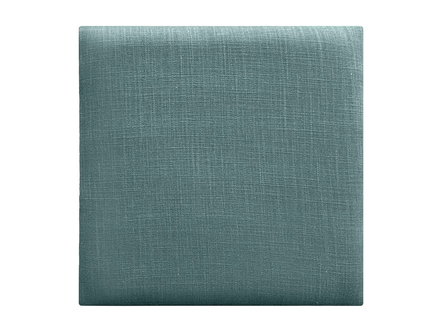 DHOME Set mit 8 gepolsterten Leinenpaneelen – Selbstklebende Wandpaneele, Akustikabsorber, Stoßschutz, Kopfteil (Türkis, 60x60cm, x8)