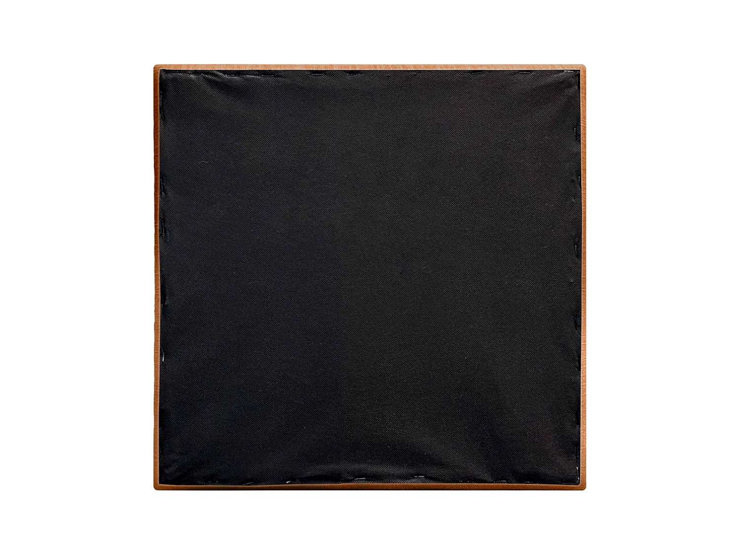 DHOME Ensemble de 6 Panneaux muraux en lin autocollants, absorption acoustique, protection contre les chocs et Têtes de Lit (Orange, 50x50cm, x6)