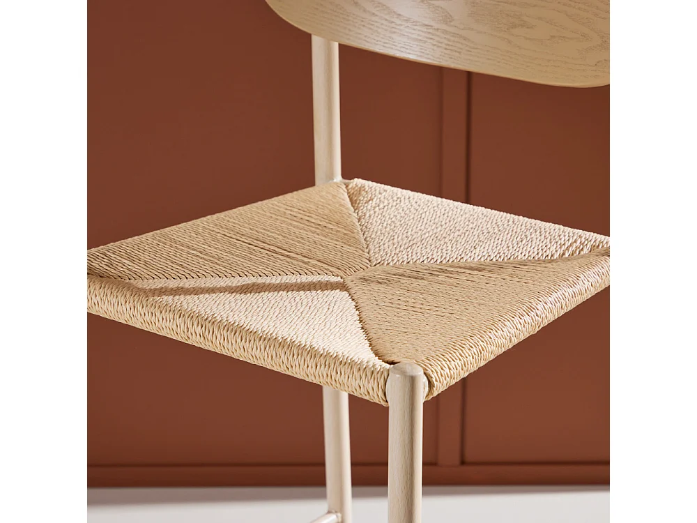 Chaise de Bar Design "Polly" 101cm Beige