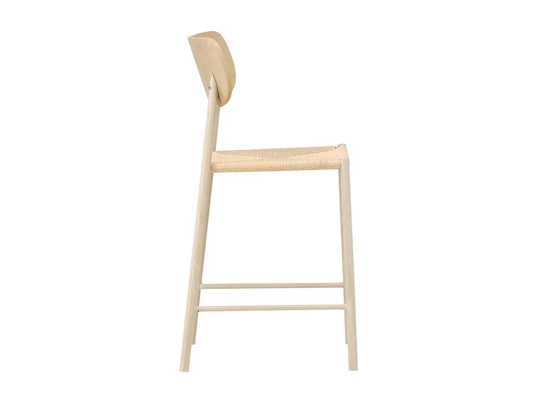 Chaise de Bar Design "Polly" 101cm Beige