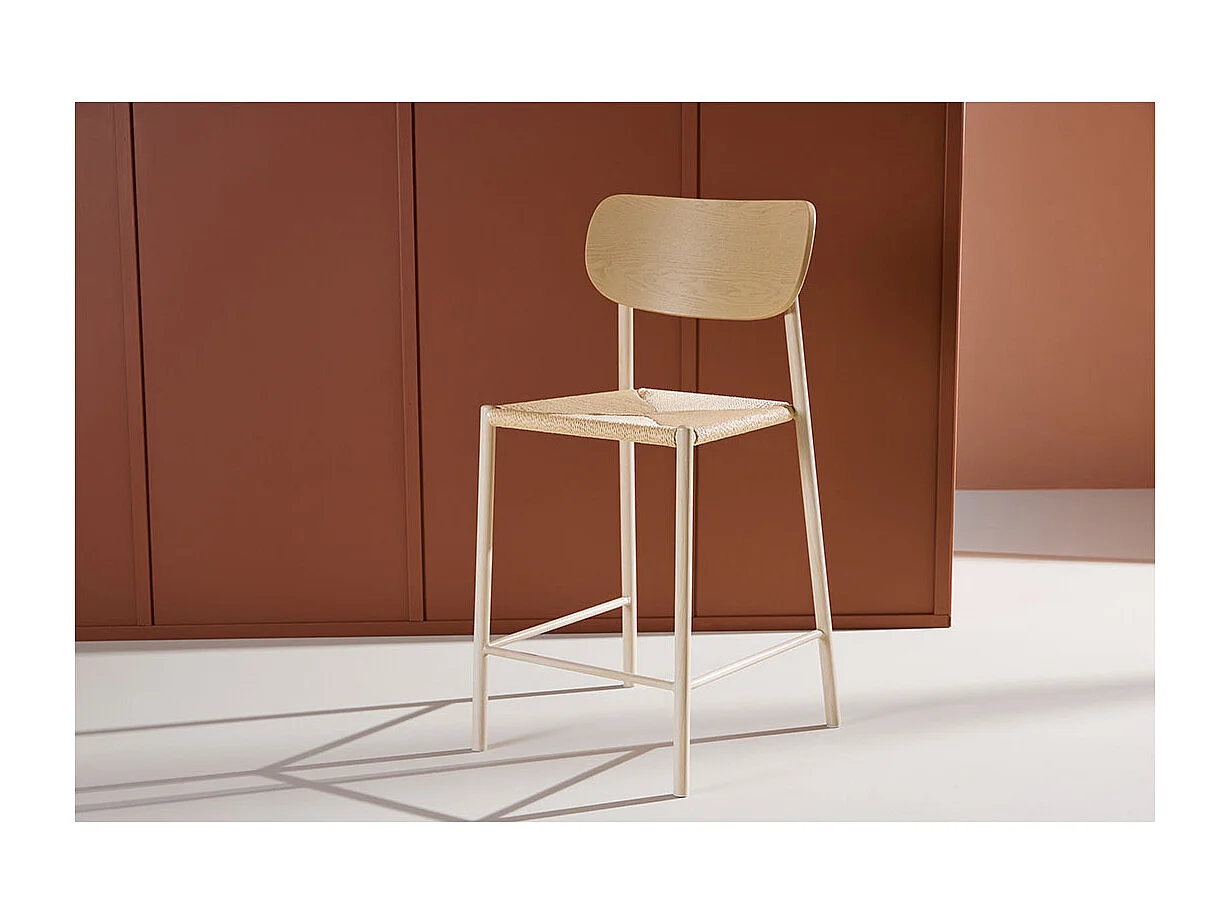 Polly barstoel beige.