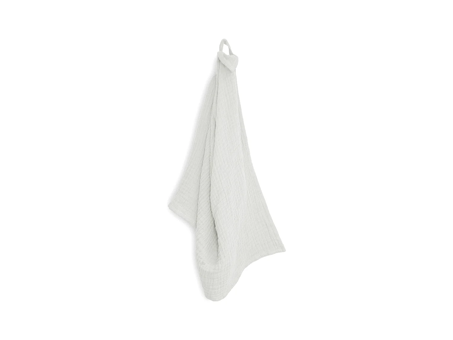 Trio de torchon de cuisine 40x60 cm mousseline de coton KEA TABLE blanc neige
