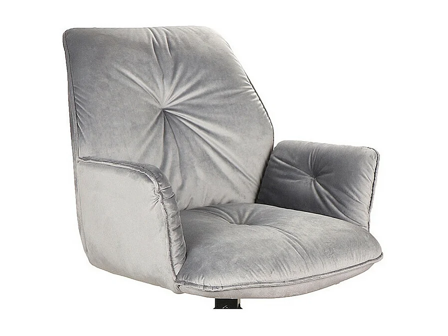 Krzesło tapicerowane BOOGIE II VELVET szare