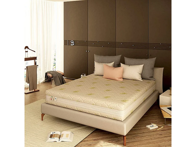 Materasso Singolo Memory 3 Strati, 11 Zone Differenziate, Sfoderabile, Melodia 90x200 cm