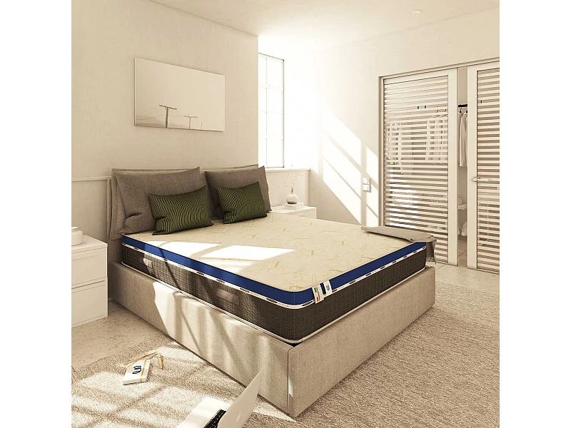 Materasso 700 Molle e Memory 5 cm Energy Singolo misura 90x190 cm