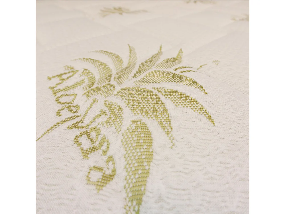 Materasso Lattice Alto 18 cm Lattice 100% 16 cm con Fodera Aloe Vera Singolo misura 80x200 cm