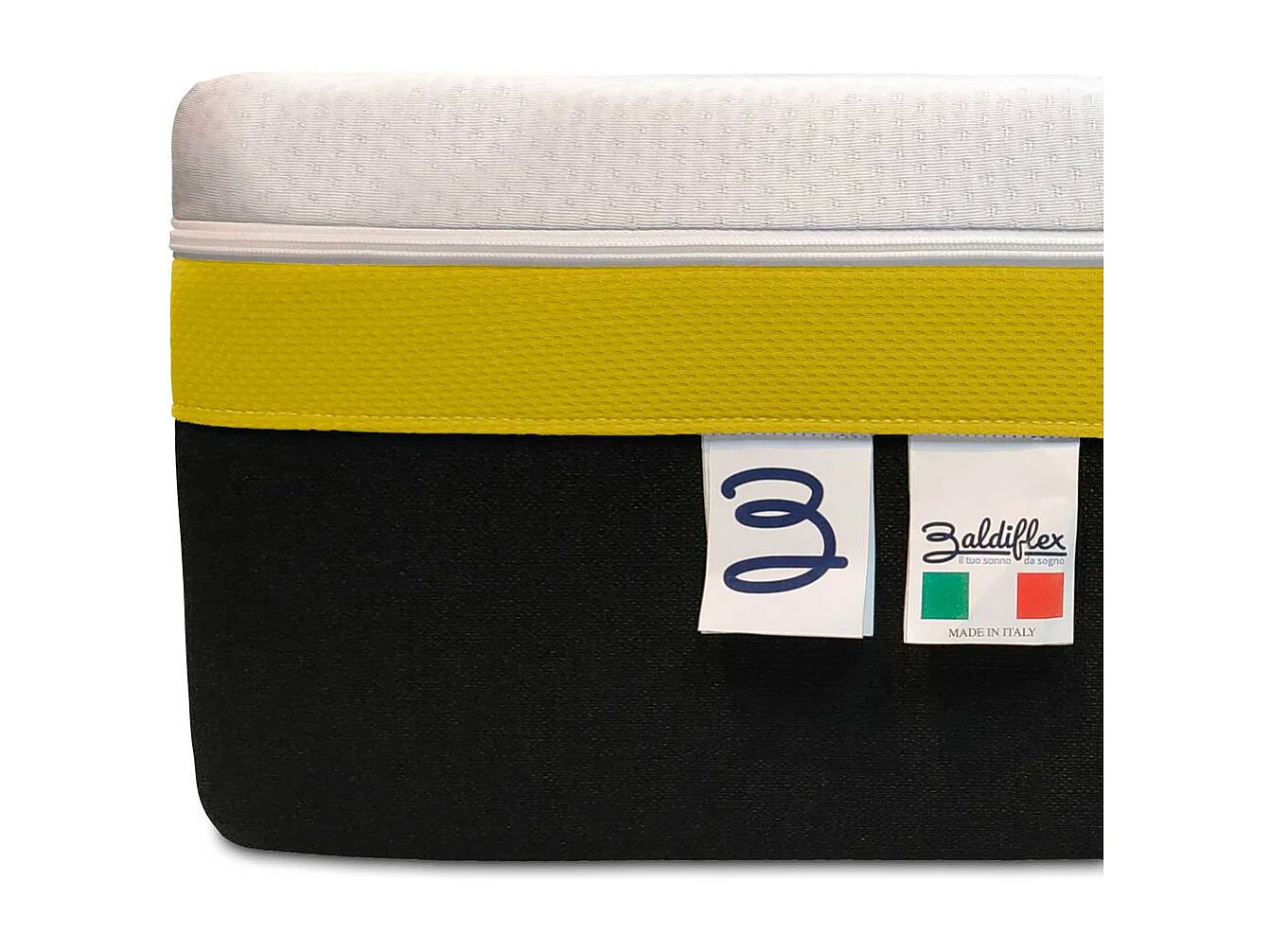 Materasso Lattice e Cocco Natura Eco 25 con Fodera Sfoderabile in Cotone Naturale, Singolo misura 70x190 cm