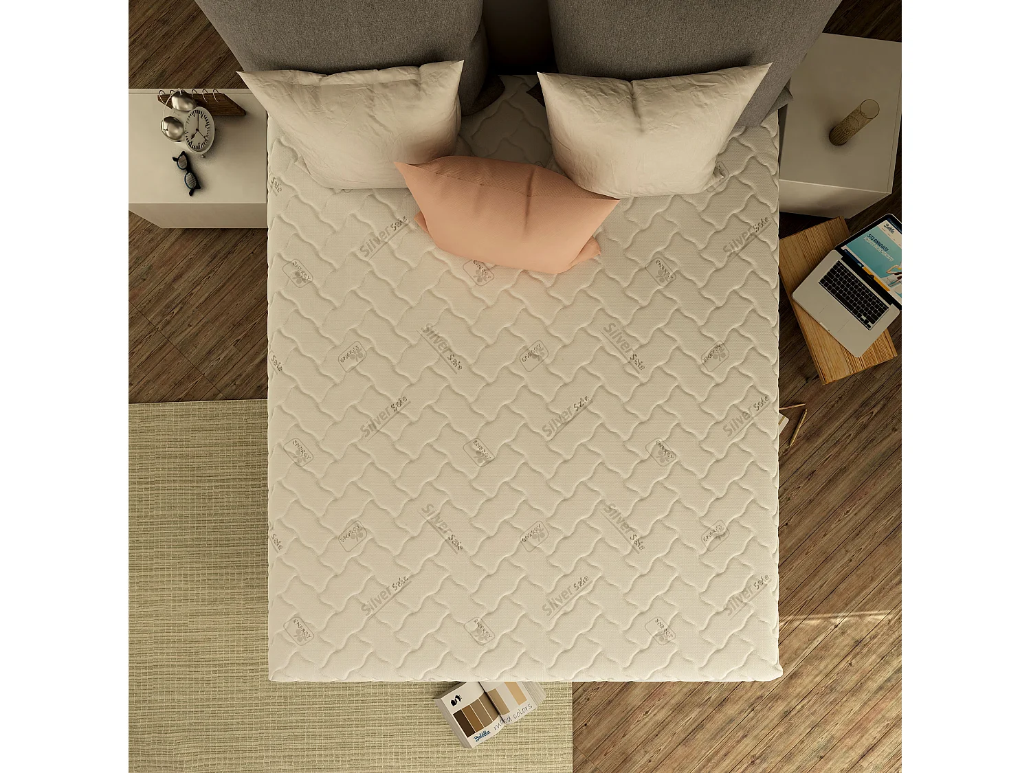 Materasso 3000 Molle e Memory 5 cm Singolo misura 80x200 cm