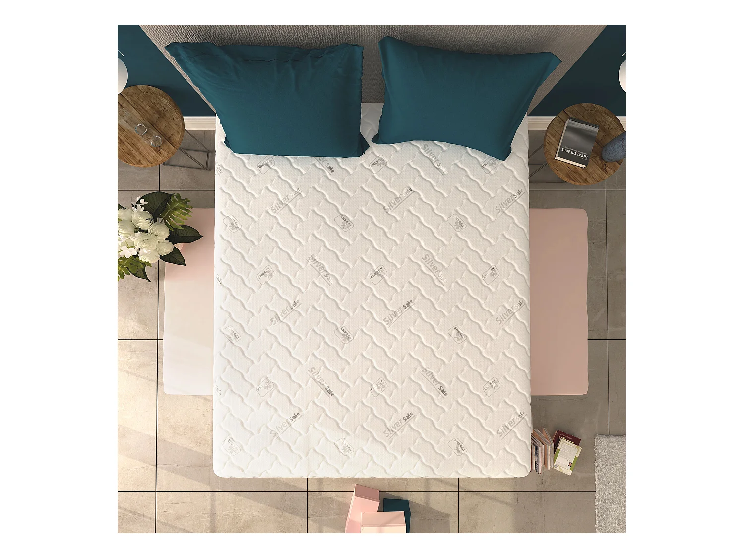 Materasso 700 Molle e Memory 5 cm Matrimoniale misura 170x190 cm