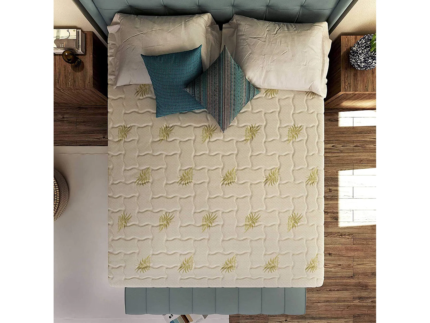 Materasso Memory con 7 cm di Memory Fresh Massaggiante, Evolution Matrimoniale misura 140x200 cm