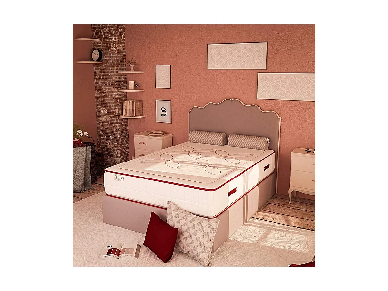 Materasso Memory Grand Amour H30 Matrimoniale Memory 4 cm, Sfoderabile, 180x200 cm