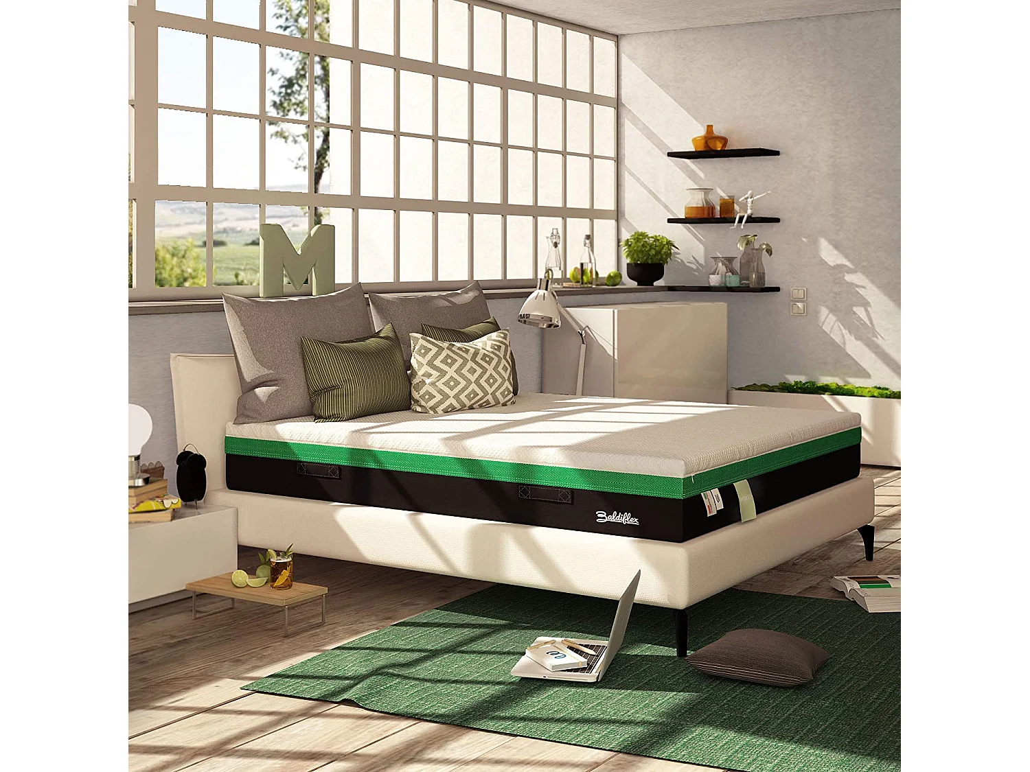 Materasso Memory Alto 25 cm Mojito - PRESIDIO MEDICO - Singolo 80x190 cm