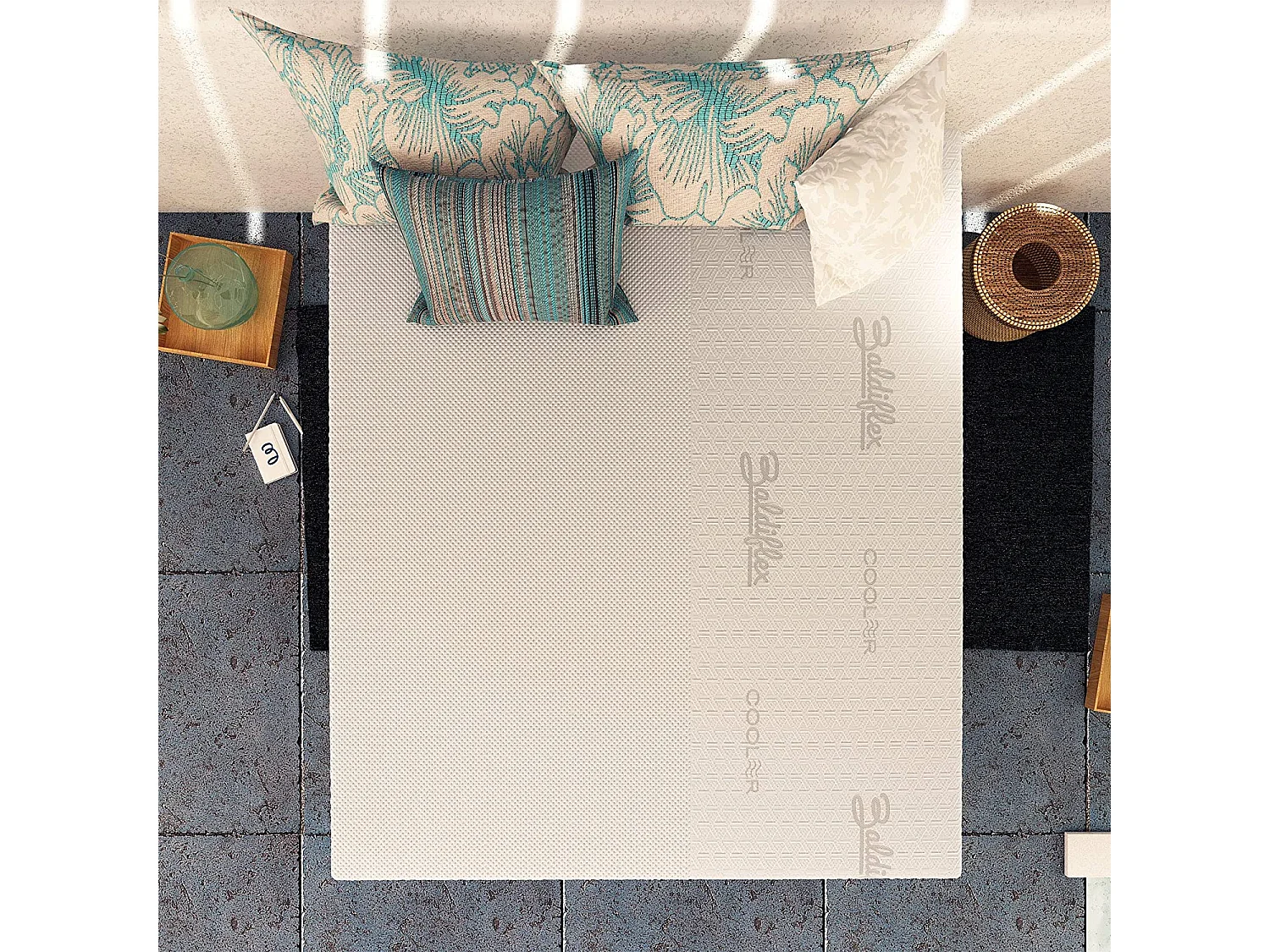 Materasso Plus Top Fresh in Memory 4 Strati con Fodera Cooler Singolo misura 90x200 cm