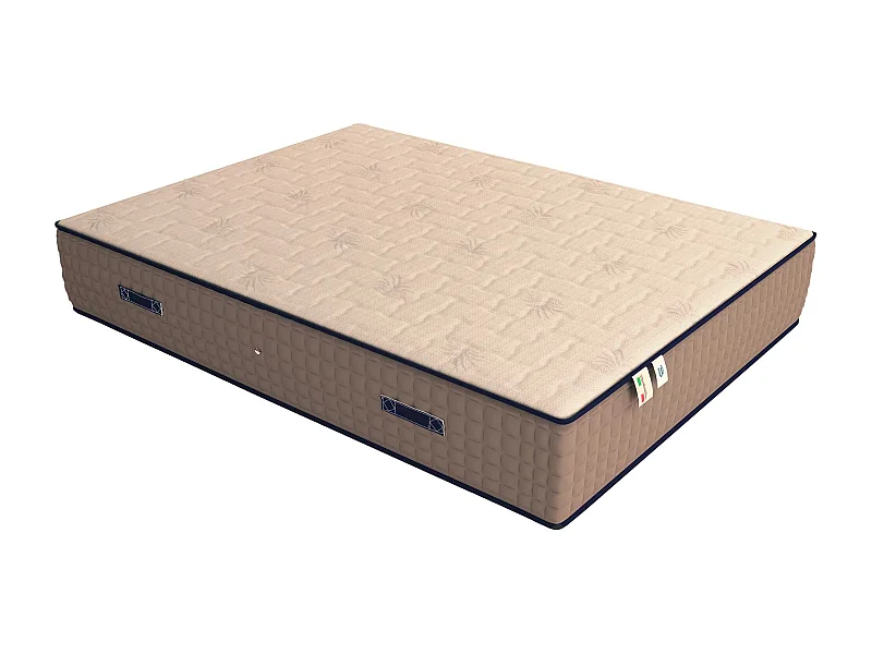 Materasso Molle e 3 Cm Memory Altezza 25 Cm Luxury Matrimoniale 170x200 cm