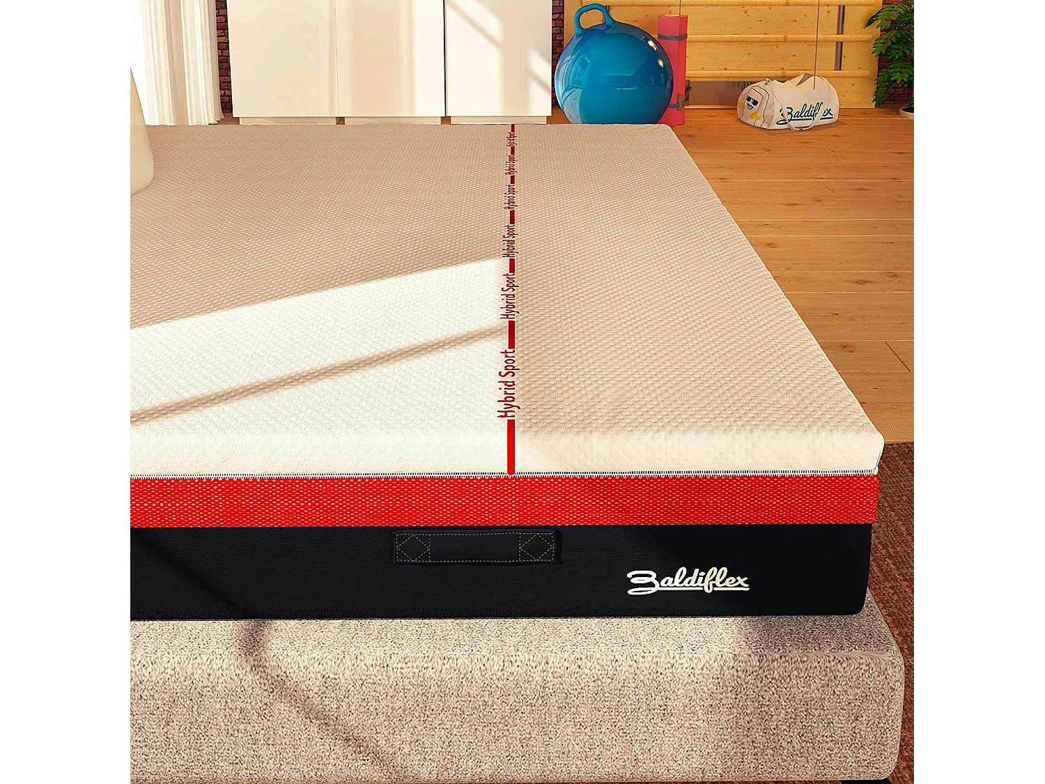 Materasso 3000 Molle Micro e Memory 5 cm Hybrid Fluttuo Singolo misura 90x200 cm