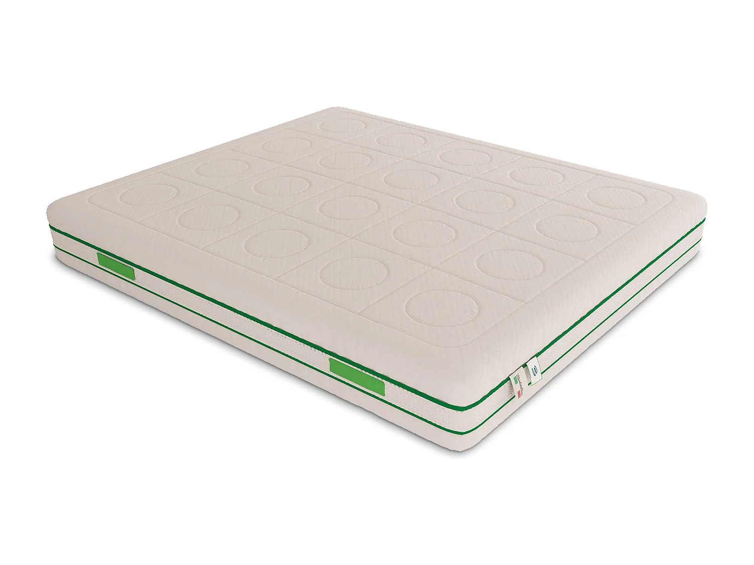 Materasso 800 Molle e Memory 3 cm Green Spring, misura 140x200 cm