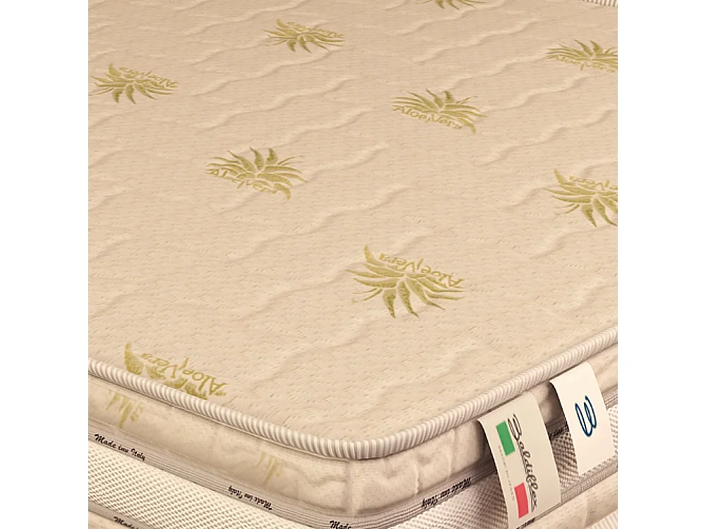 Materasso a Molle Ortopedico Medio Rigido Ortopedic H20 100% Made in Italy Matrimoniale misura 170x190 cm