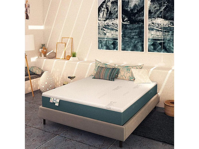 Materasso Plus Top Fresh in Memory 4 Strati con Fodera Cooler Matrimoniale misura 160x190 cm