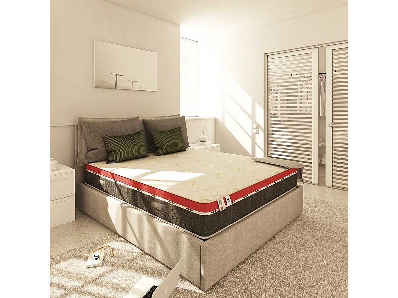 Materasso 800 Molle e Memory 5 cm Energy Singolo misura 90x190 cm