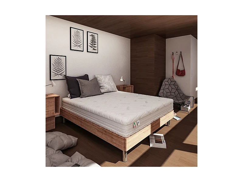 Materasso 1600 Molle e Memory 5 cm Singolo misura 90x190 cm