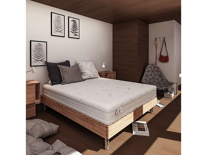 Materasso 1600 Molle e Memory 5 cm Singolo misura 100x200 cm